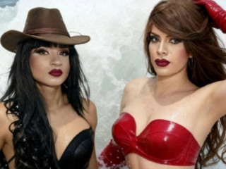 hotsexybigcum - Komm her, lass uns einen sch&ouml;nen Dreier machen, mit dir in unserer Mitte.